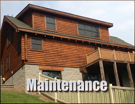  Stinnett, Kentucky Log Home Maintenance