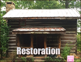 Historic Log Cabin Restoration  Stinnett, Kentucky